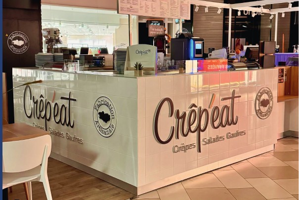 Habillage comptoir Crêp'eat